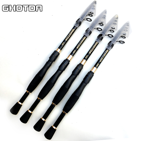 Новая Удочка GHOTDA 2,4 м 2,1 м 1,8 м 1,6 м, секция для приманки, удочка для путешествий, приманка, спиннинг, литье ► Фото 1/6
