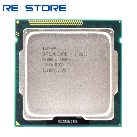 Процессор Intel Core i7 2600 3,4 ГГц четырехъядерный, 8 Мб, 5 ГТ/с, SR00B LGA 1155 ► Фото 1/2