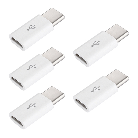 Адаптер Micro USB-USB к USB C, 5 шт. ► Фото 1/6