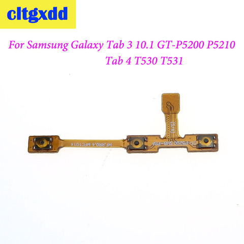 Гибкий кабель cltgxdd для Samsung Galaxy Tab 3, 10,1, P5210, P5220, Tab 4, T530, T531, 1 шт., кнопки включения/выключения питания и регулировки громкости ► Фото 1/6
