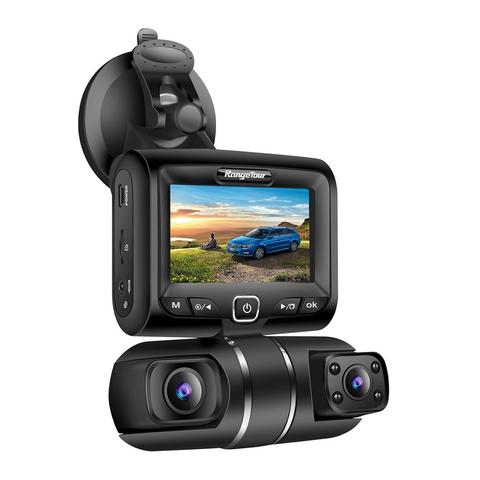 Range Tour Car DVR Dash Camera D70 GPS WiFi ADAS поворачивается на 360 градусов спереди и в каюте как 1080P внутри 4 ИК-объектива 2022 Новинка ► Фото 1/6