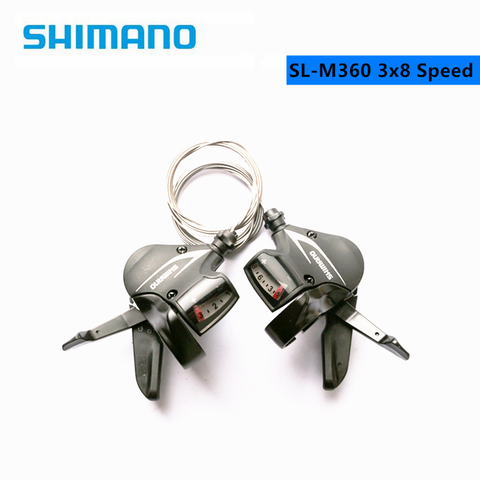 Набор триггеров SHIMANO Altus SL-M315 M360 2X7 2X8 3x8 3x7 14 16 21 24 Speed Shifter Rapidfire Plus с кабелем переключения передач, обновленный от M310 ► Фото 1/6