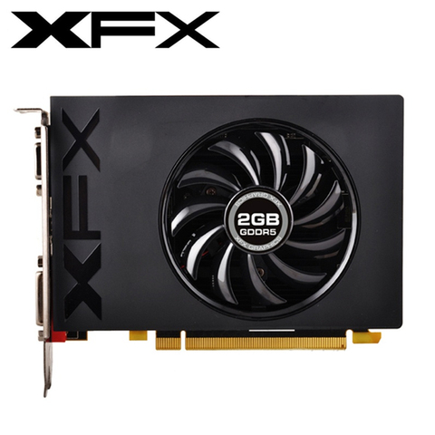 Видеокарта XFX R7 240 2 Гб, графический процессор Radeon R7 240A 2 Гб AMD, видеоэкран для настольного ПК, компьютерная игровая карта, Видеокарта VGA HDMI PCI-E ► Фото 1/6