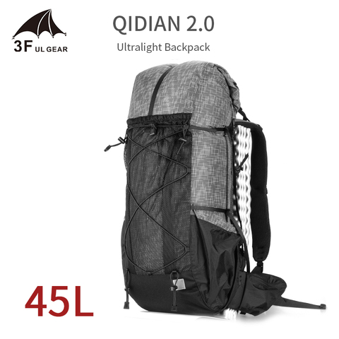 Сверхлегкий рюкзак 3F UL GEAR QIDIAN2.0 для улицы, 45 л, для женщин и мужчин, модная вместительная нейлоновая водонепроницаемая сумка для кемпинга ► Фото 1/1