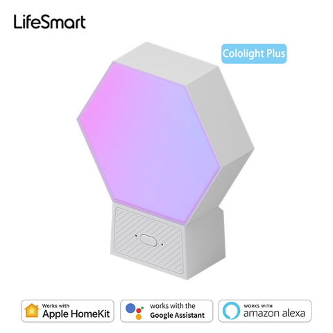 Умные светодиодные панели LifeSmart Colo light Plus, 16 миллионов цветов RGB, Квантовый светильник «сделай сам», работает с Apple HomeKit Google Alexa ► Фото 1/6