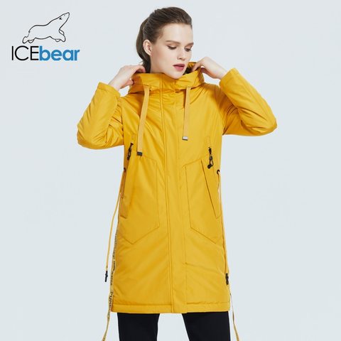ICEbear 2022 Женская весенняя куртка Женское пальто с капюшоном Повседневная одежда качественного пальто марки одежды GWC20035I ► Фото 1/6