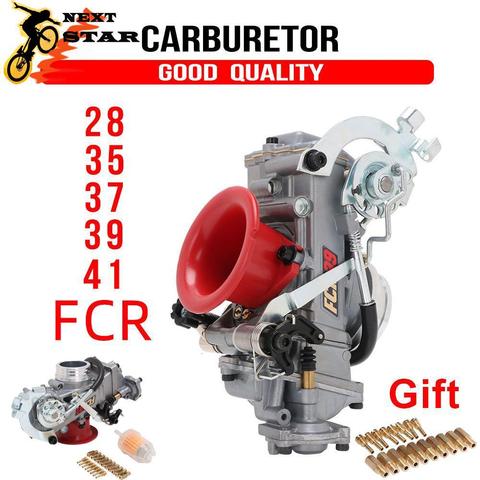 Мотоцикл цинковый сплав карбюратора Carburador 28 33 35 37 39 41 силовая струя для FCR модифицированная для Honda 110cc-650cc добавить мощность 30% ► Фото 1/6