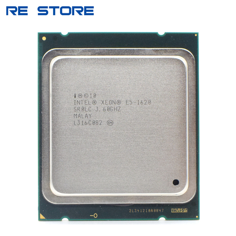 Серверный процессор Intel Xeon e5 1620 SR0LC, б/у процессор, 4 ядра, 3,6 ГГц, 130 Вт, LGA 2011, 10 МБ кэш ► Фото 1/2