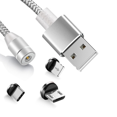 Магнитный USB-кабель для быстрой зарядки, кабель USB Type-C, магнитное зарядное устройство, кабель для передачи данных, быстрая зарядка, шнур USB ► Фото 1/6