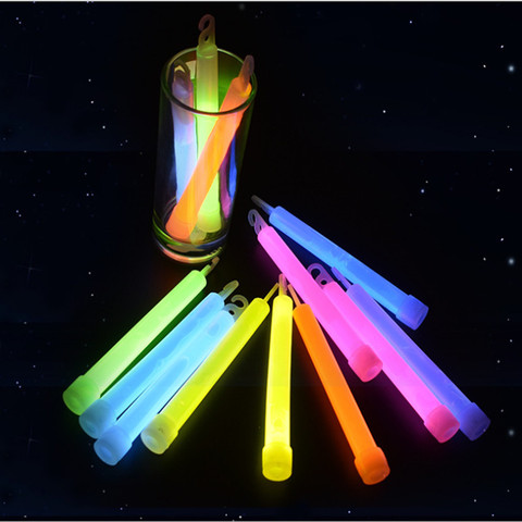 15 см промышленные светящиеся палочки вечерние Glowstick химические флюоресцентные Хэллоуин Висячие декорации Кемпинг аварийные огни ► Фото 1/6