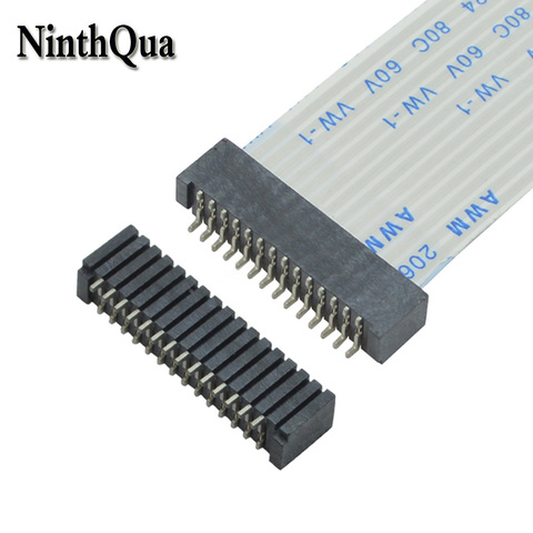 1 шт. коннектор + плоский гибкий кабель FFC FPC LCD 1,25 мм Шаг A B вперед 150 мм AWM 20624 80C 60V VW-1 4/6/8/10/12/14/16/18 wpc 30P ► Фото 1/4