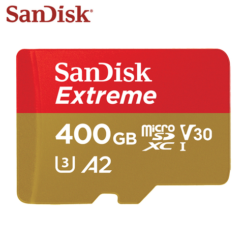 SanDisk Extreme Micro SD карта памяти, 128 ГБ, карта памяти, карта памяти для смартфона, SDHC, SDXC, U3, V30, 32 ГБ, 64 ГБ, TF-карта для камеры ► Фото 1/6