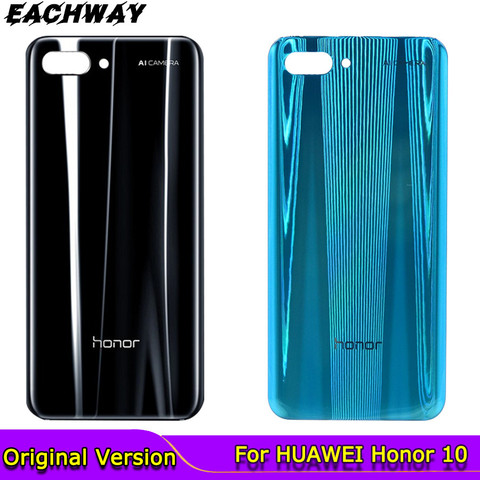 Задняя стеклянная крышка батарейного отсека для HUAWEI Honor 10 Lite, Задняя стеклянная крышка батарейного отсека для Huawei Honor 10, задняя панель ► Фото 1/6