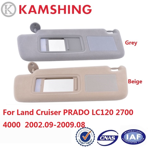 Чехол для Land Cruiser PRADO LC120 2700 4000 2002 2003 2004 2005 2006 2008 2009, Внутренний солнцезащитный козырек для автомобиля, солнцезащитный козырек, передний солнцезащитный козырек ► Фото 1/6