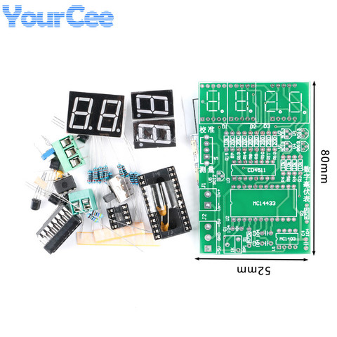 Цифровой милливольтметр печатная плата DIY Kit 5V AD преобразование сварочный паяльник Электрические Электронные навыки обучение костюм ► Фото 1/6