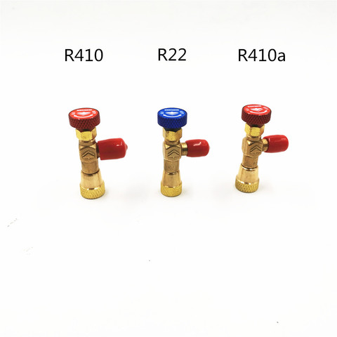 Холодильный инструмент, предохранительный клапан для жидкостей R410 R410A R22, 1/4 дюйма, адаптер безопасности для ремонта кондиционирования возд... ► Фото 1/5