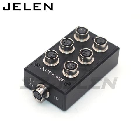 4 pin female to Hirose, 4 pin выходы питания 6 AMP для звуковых устройств 688 633 Zoom F8 Camera power fourway splitter дистрибьютор ► Фото 1/6