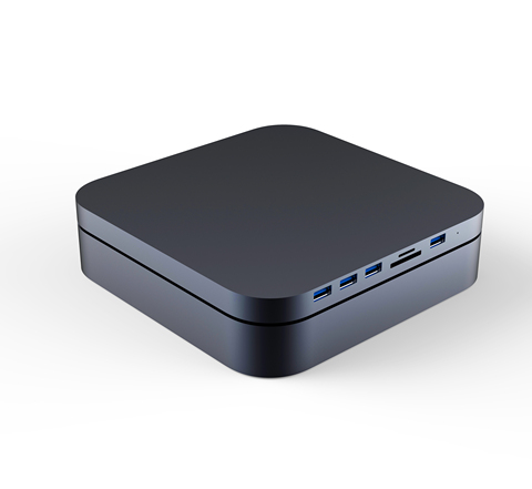 Mac mini hub HDD/SSD usb type c концентратор для ноутбука с SATA портом Apple док-станция кардридер для mac mini ► Фото 1/6