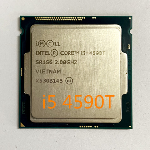 Процессор Intel core i5-4590T i5 4590 t 2,0 ГГц четырехъядерный четырехпоточный процессор cpu 6 m 35 w lga 1150 ► Фото 1/2