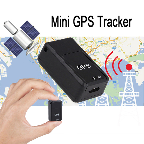 Мини GSM GPS-Трекер GF07 со встроенной батареей, устройство для защиты от потери автомобиля, мотоцикла, с дистанционным управлением отслеживанием в режиме реального времени, 2G ► Фото 1/5