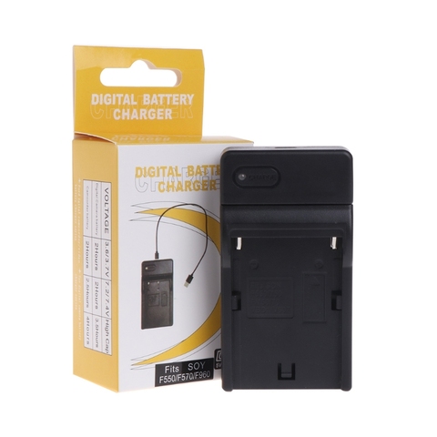 Зарядное устройство USB для камеры sony NP-F550 F570 F770 F960 F970 FM50 F330 F930 ► Фото 1/6
