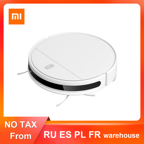 Новый робот-пылесос Xiaomi Mijia Mi G1 для подметания, беспроводная мойка 2200PA, циклон всасывания, умный планируемый WIFI для дома ► Фото 1/6