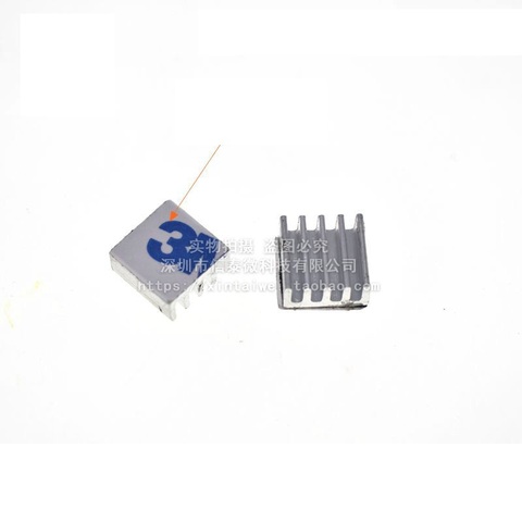 10 шт./компл., высококачественный алюминиевый радиатор теплоотвода для чипа памяти IC 11*11*5 мм ► Фото 1/1