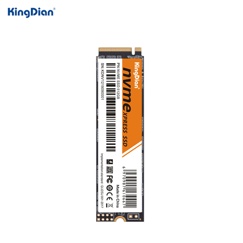 KingDian M.2 NVME SSD 128 ГБ 256 512 1 ТБ M.2 2280 PCIe Внутренний твердотельный накопитель диски для ноутбуков ► Фото 1/6
