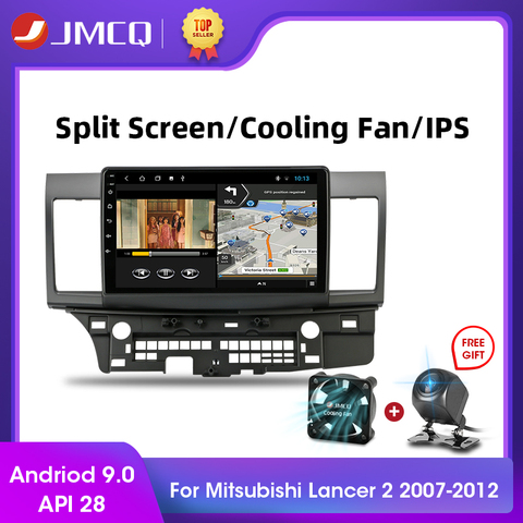 JMCQ Android 9,0 T3L PLUS для Mitsubishi Lancer 2007-2012 автомобильный Радио Multimidia видео плеер навигация GPS 2 + 32G 2din 2 Din ► Фото 1/6