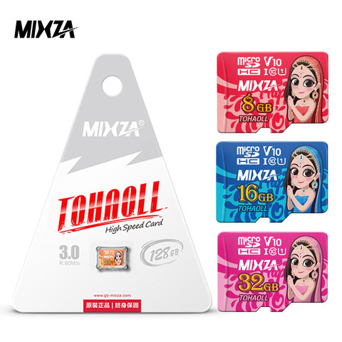 MIXZA Goddess карта памяти 256 ГБ 128 Гб 64 Гб U3 80 МБ/с./с 32 ГБ Micro sd карта класс 1класс 10 UHS-1 флэш-карта памяти Microsd TF/sd карта ► Фото 1/6