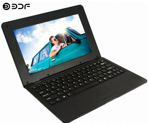 10,1 дюймовый ноутбук BDF на Android, ноутбук на ОС Android 6,0, четырехъядерный Allwinner A33, 1,5 ГГц, Wi-Fi, Bluetooth, мини-нетбук, ноутбук 10,1 ► Фото 1/6