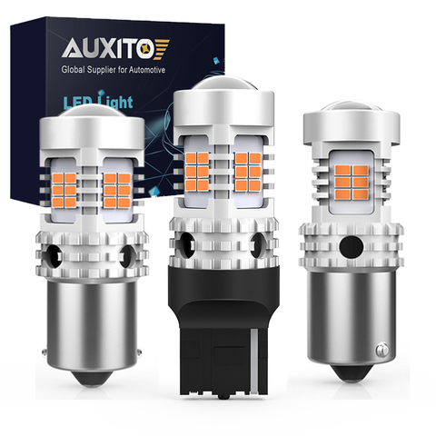 2 шт. Bau15s PY21W 7507 светодиодный Canbus Нет Hyper Flash 1156 P21W ba15s сигнала поворота светильник лампы Встроенный резистор ошибок светодиодный лампы ► Фото 1/6