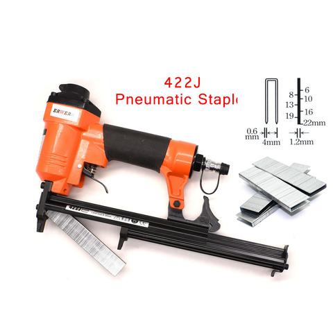 422J Upholstery Stapler 20Ga Pneumatic Staples Gun For Furniture Woodworking ► Фото 1/6