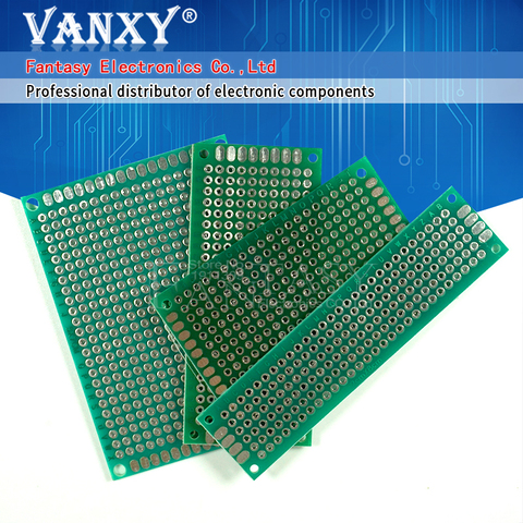 4 шт 5x7 4x6 3x7 2x8 см 5*7 4*6 3*7 2*8 двухсторонний медный Прототип pcb универсальная плата для Ardui ► Фото 1/6