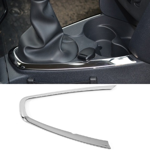 Хромированная накладка на консоль между сидений из нержавеющей стали для Renault Logan II Sandero 2 Рено Логан 2 Сандеро 2 ► Фото 1/1