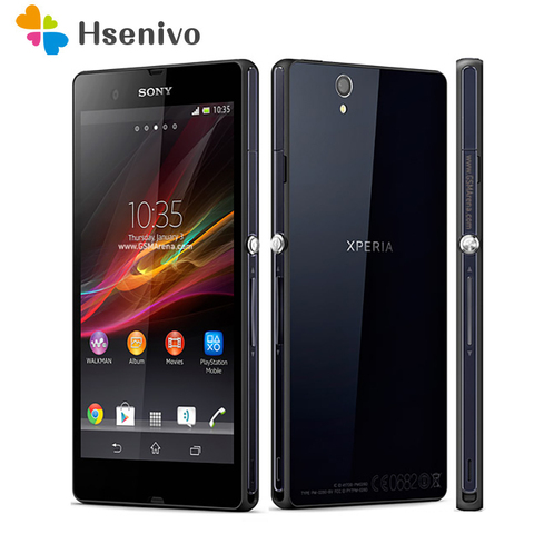 Оригинальный смартфон Sony Xperia Z L36h C6602 C6603, 3G и 4G, телефон с сенсорным экраном 5,0 дюйма, четырехъядерным процессором, 2 Гб ОЗУ, 16 Гб ПЗУ, камерой 1080... ► Фото 1/6