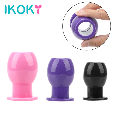 IKOKY Анальная пробка для гомосексуалистов, анальная пробка для игр для взрослых, пустая Анальная пробка, Анальная пробка, эротические интимные товары, интимные игрушки для женщин ► Фото 1/6