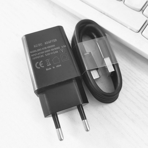 USB-адаптер зарядного устройства 5 В, 2 а для Huawei Motorola E6S Moto One Action G8 Play LG G9 velvet stylo 5, зарядный кабель Type-C Micro ► Фото 1/6