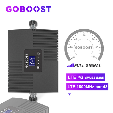 Усилитель сотового сигнала GOBOOST LTE 4G 1800 МГц DCS GSM 4G ретранслятор 4G усилитель сигнала для Band3 усилитель сотовой связи для мобильных телефонов ► Фото 1/6