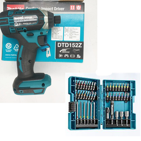 Makita DTD152Z 18V LXT TD152D DTD152 DTD152RME DTD152RFE заменяет беспроводной ударный драйвер DTD146Z DTD146RME/RFE/RYEL ► Фото 1/5