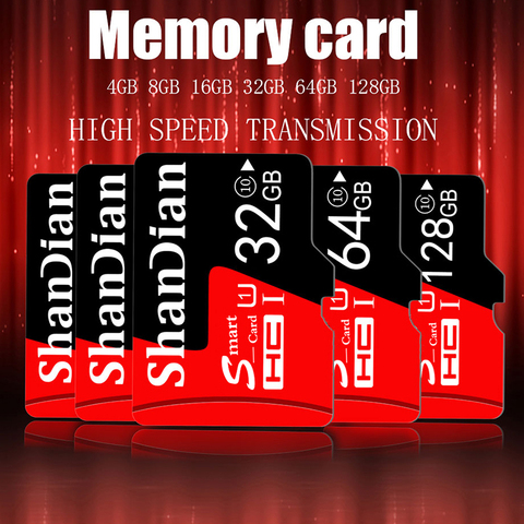 Карта памяти JASTER Ultra Micro SD, 128 ГБ, 32 ГБ, 64 ГБ, 32 ГБ, 16 ГБ, 4 Гб, карта памяти Micro SD/TF, карта памяти microSD 32, 64, 128 ГБ для телефона ► Фото 1/6