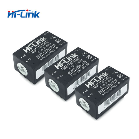 50 шт. Hi-Link Оригинальный AC DC понижающий Мощность преобразователя постоянного тока 220V 5V 3W HLK-PM01 ► Фото 1/6