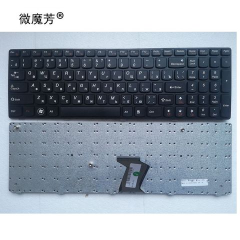 Клавиатура для ноутбуков Lenovo, русская клавиатура для Lenovo V570, V570C, V575, Z570, Z575, B570, B570A, B570E, V580C, B570G, B575, B575A, B575E, B590, B590A, RU B580 ► Фото 1/4
