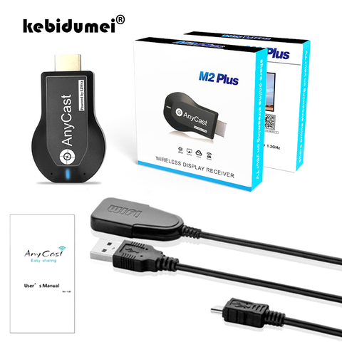 Беспроводной Wi-Fi адаптер для телевизора kebidumei 1080P HDMI TV Stick для DLNA Miracast для AnyCast M2 Plus для Airplay ► Фото 1/6