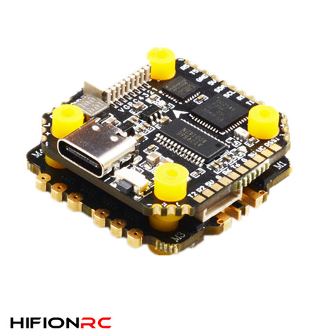 HIFIONRC F722 Mini Stack MPU6000 F7 Mini Pro Контроллер полета 35A 45A blheli _ S 4 в 1 ESC 2-6S для FPV гоночных беспилотных летательных аппаратов ► Фото 1/6