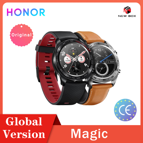 Смарт-часы Huawei Honor Watch Magic с GPS, водонепроницаемый трекер сердечного ритма, трекер сна, уведомления о сообщениях на 7 дней ► Фото 1/6
