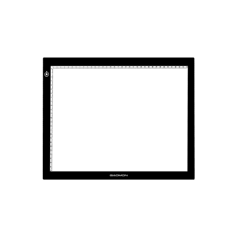 Ультратонкая светодиодсветильник панель GAOMON GB4 5 мм для рисования и копирования, размер B4 ► Фото 1/6