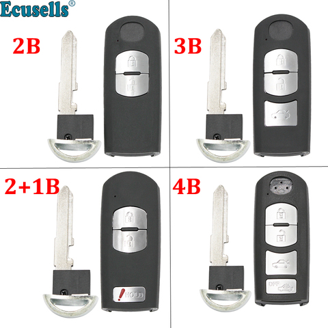 2/3/4 кнопки Замена дистанционного ключа чехол Fob для Mazda 3 5 6 CX-7 CX-9 ► Фото 1/6