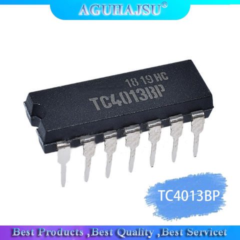 10 шт./лот TC4013BP TC4013 DIP-14 CD4013 двойные шлепанцы D-типа, новые оригинальные шлепанцы molewei ► Фото 1/1