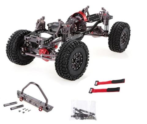 Новинка! 1/10 осевой SCX10 обновленный вариант деталей металлический автомобильный комплект рамы ► Фото 1/1